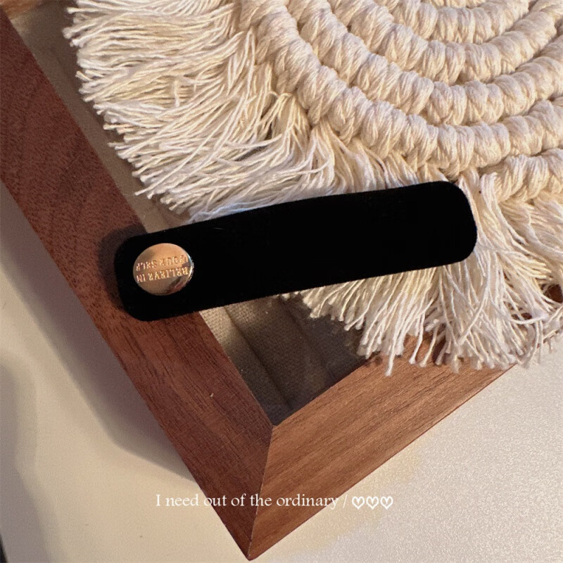 和极美原创设计小香中古风金色山茶花丝绒发夹bb夹小众设计感刘海侧边