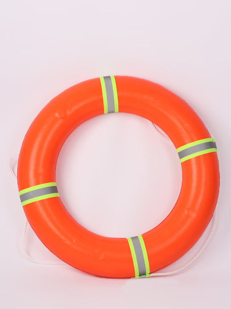 船用ccs认证标准型国标实心塑料救生圈防汛专业大浮力成人大人2.