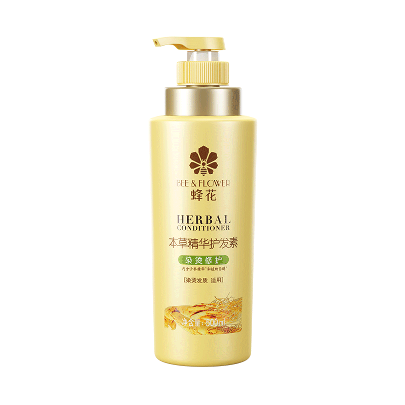 蜂花 本草精華護(hù)發(fā)素潤(rùn)發(fā)乳500ml 修護(hù)染燙受損改善毛躁干枯分叉