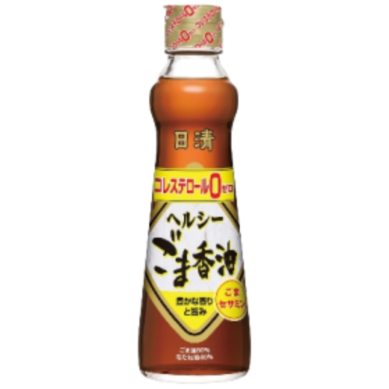 日清日本原裝進口健康芝麻香油 調味料食用油涼拌菜火鍋蘸料250g/瓶