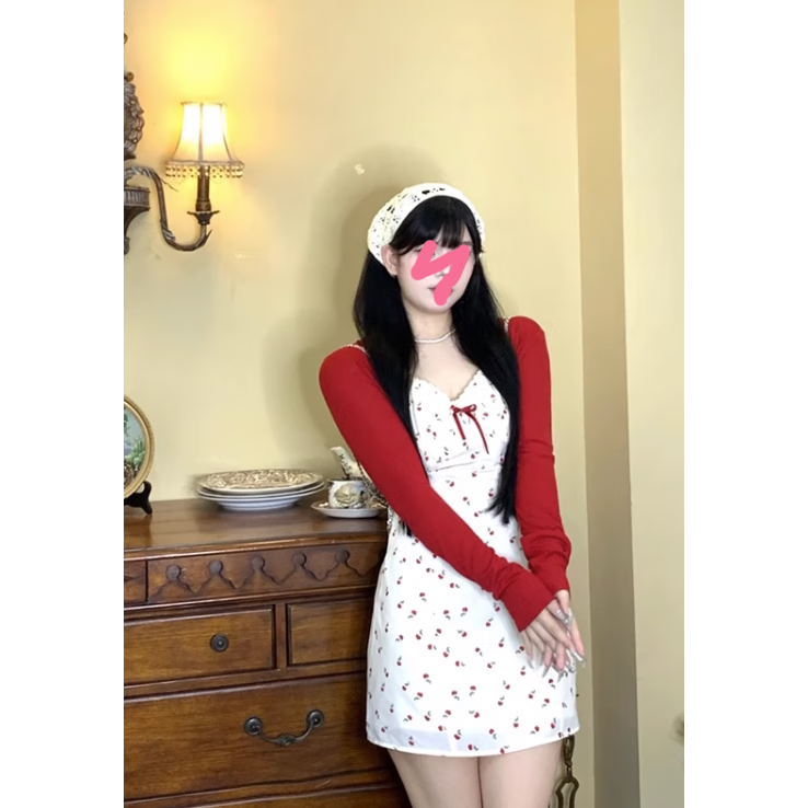 汐渝胖女孩夏季穿的连衣裙200斤加肥加大码大码胖mm新款法式纯欲可爱