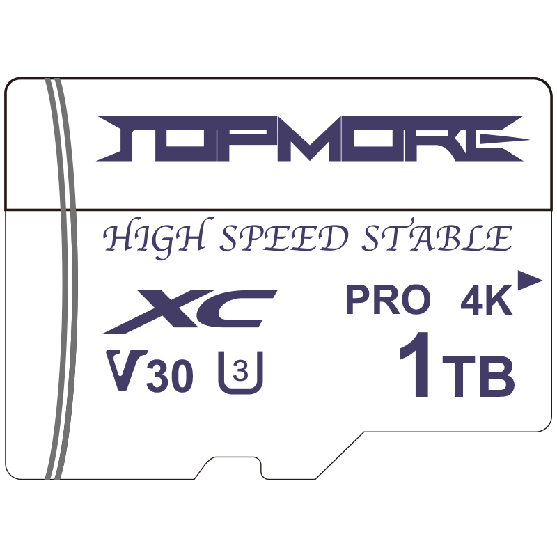 TOPMORE达墨高速TF存储卡V30U3适用大疆pocket3 小米监控行车记录4K视频录制switch游戏机TF卡 TF卡-1TB（送小白盒）