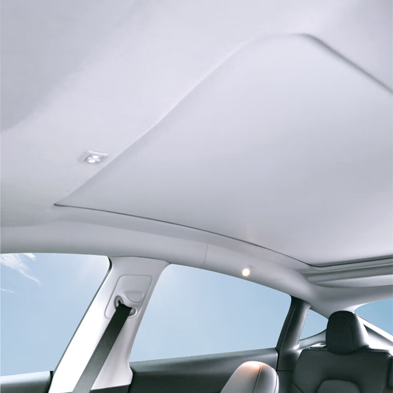 千驰嘉新款特斯拉modely电动遮阳帘丫伸缩天窗车顶拉伸天幕防晒隔热