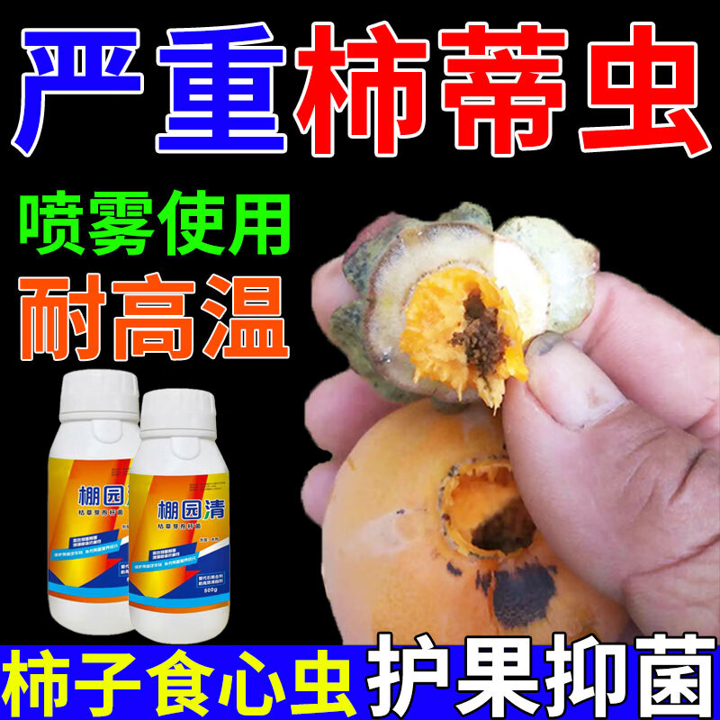 旭杉斯杀柿子树虫白粉虱杀虫药白粉虱柿烘虫蚧壳虫治卷叶烂果炭疽病全