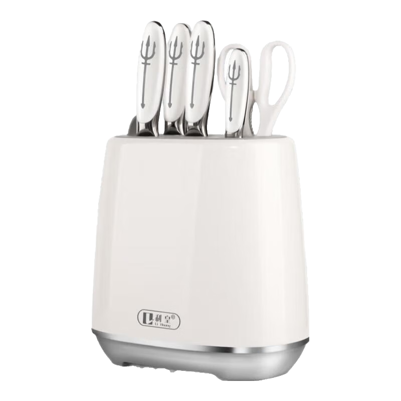 利皇刀具套装菜刀套装厨房刀具家用抗菌防锈厨具全套不锈钢组合 【6件套】海神刀具套装