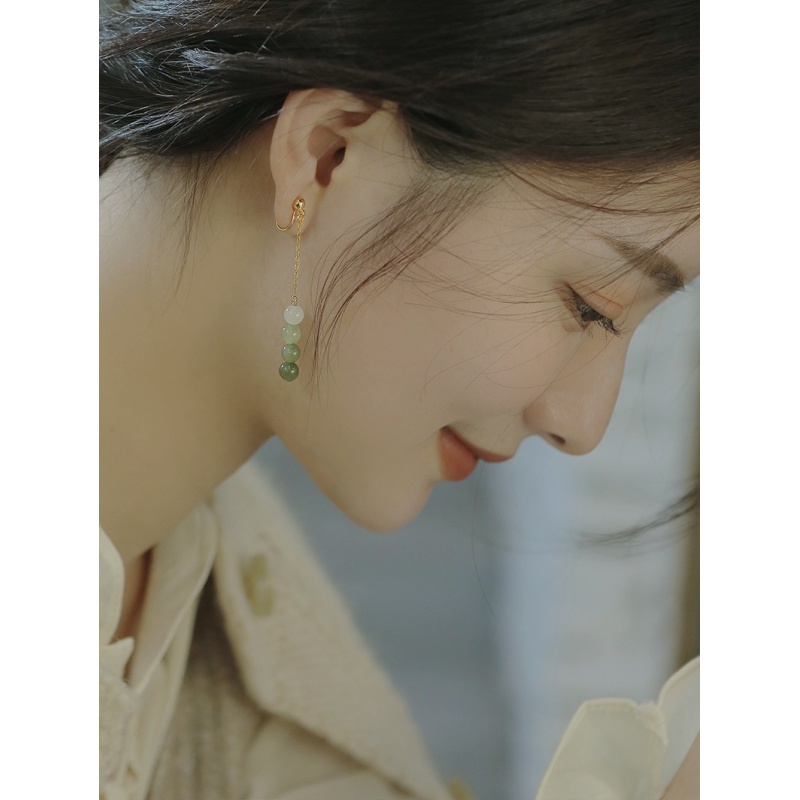 女小众冷淡风耳环无耳洞可戴耳骨夹定情信物情人节生日礼物送女友qss