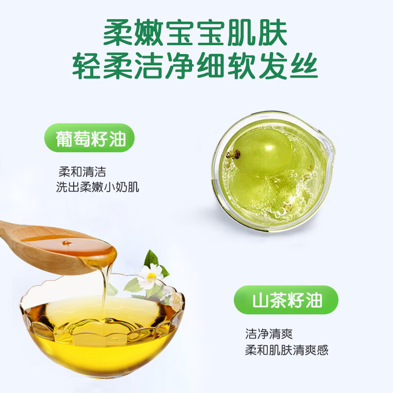 B.Duck小黄鸭儿童洗发沐浴露保湿清爽呵护发丝温和配方不刺激宝宝 洗发沐浴露(二合一)500g