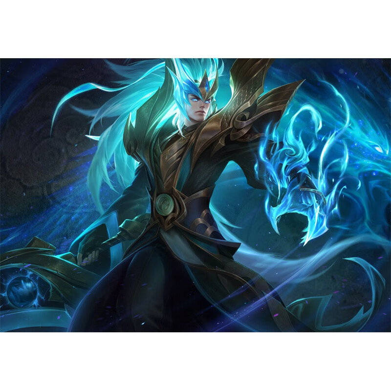 热门手游王者荣耀木质拼图1000片500片礼品 乳白色 1000片 铠 青龙志