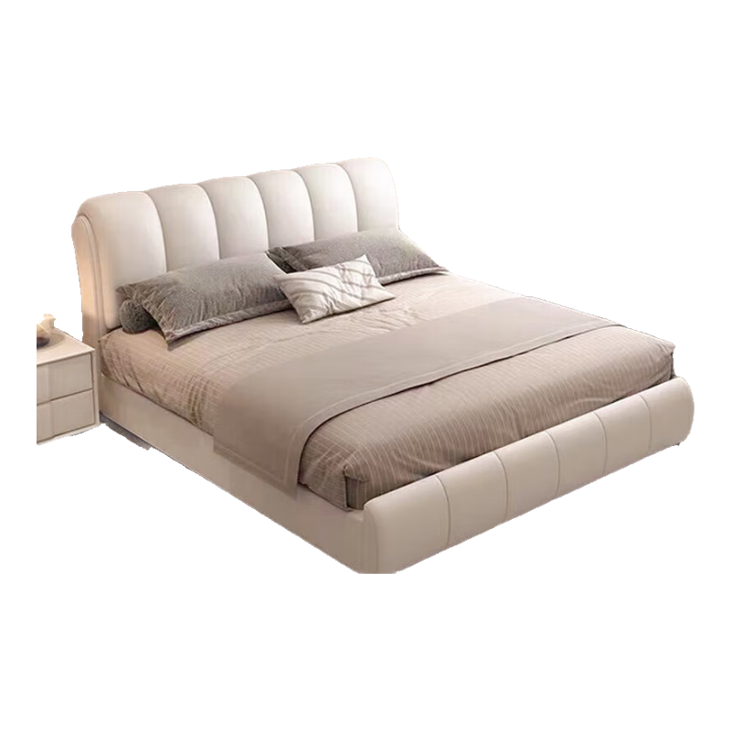 ���ڲ���������ū������װ��Ƥ��˫�˴���Լ���ͷ������Ҵ���������ʵľ�����ﴲ ���Ƽ�������+20CM��״����ϯ��˼+2��ͷ�� 1.8*2�׿�ܿ�