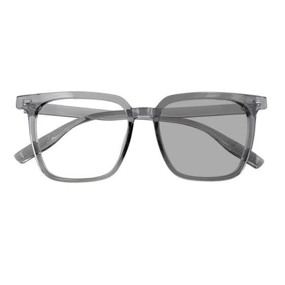 Jesmoor�¿���TR90ƽ���۾�Ů������Բ���ڿ��۾��� ͸��ɫ ����+ 1.56��ɫ���þ�Ƭ 79Ԫ