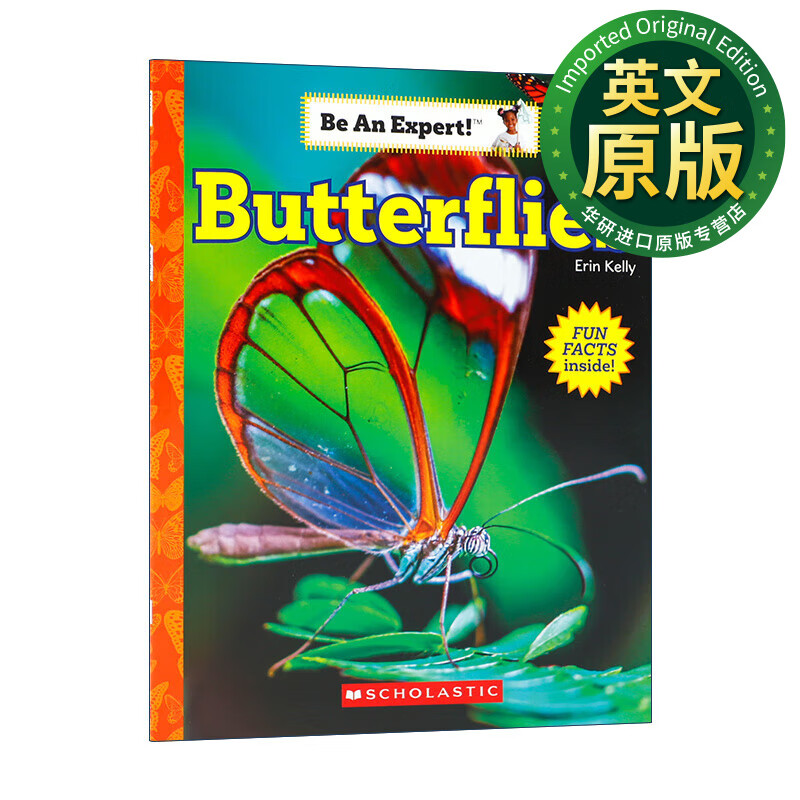 学乐成为专家系列 英文原版 butterflies 蝴蝶 英文版