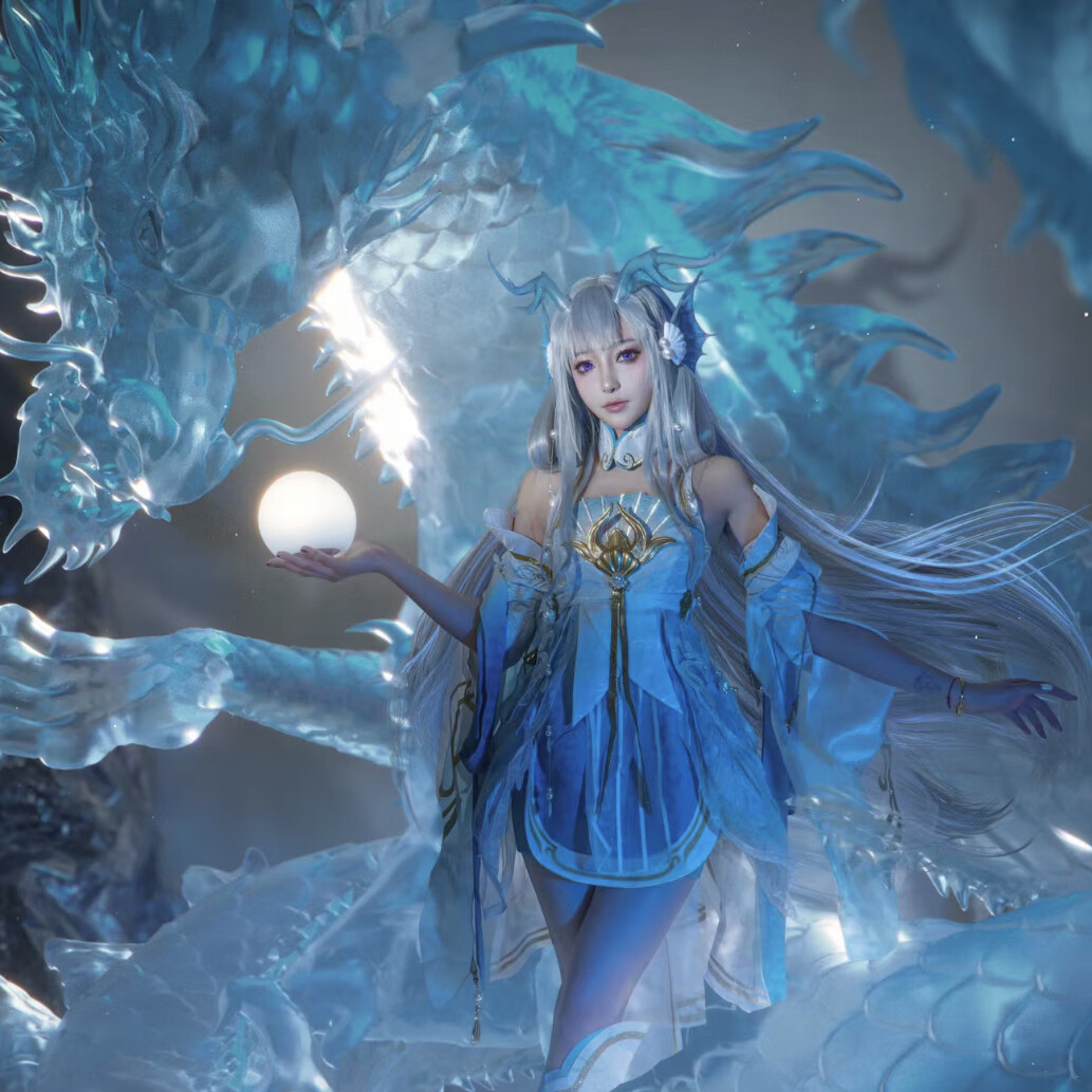 仟趣堡游龙清影cos服全套 王者荣耀西施新皮肤游戏周边cosplay二次元
