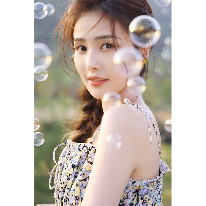 妙普乐白鹿海报 白鹿海报画美女跑男奔跑吧白露美女图片宿舍寝室墙贴