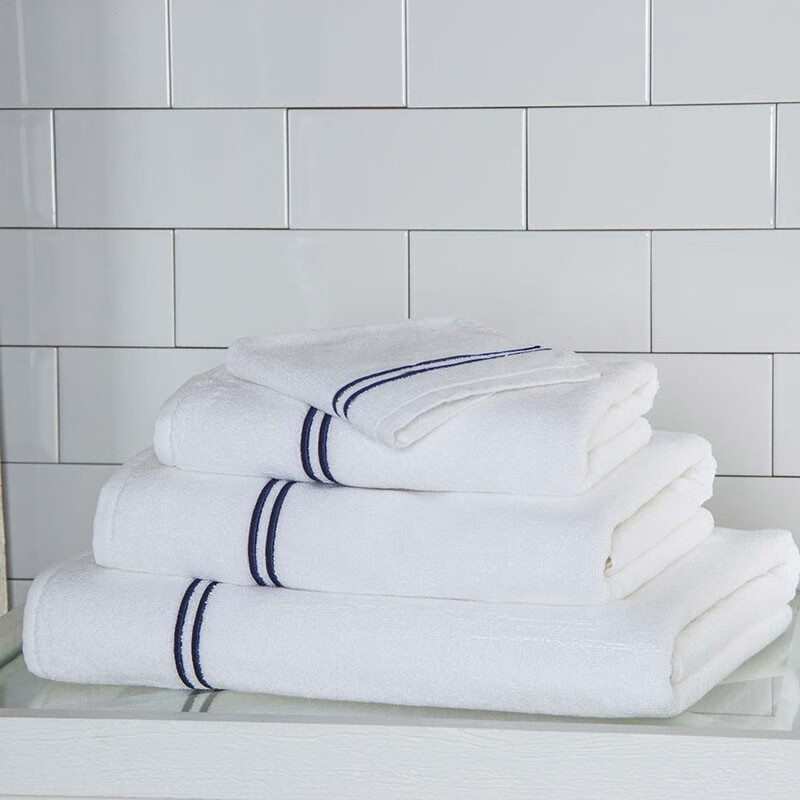 FRETTE芙蕾特 HOTEL酒店系列纯棉浴室毛巾浴巾 意大利进口 蓝色(单条装) 100*178cm