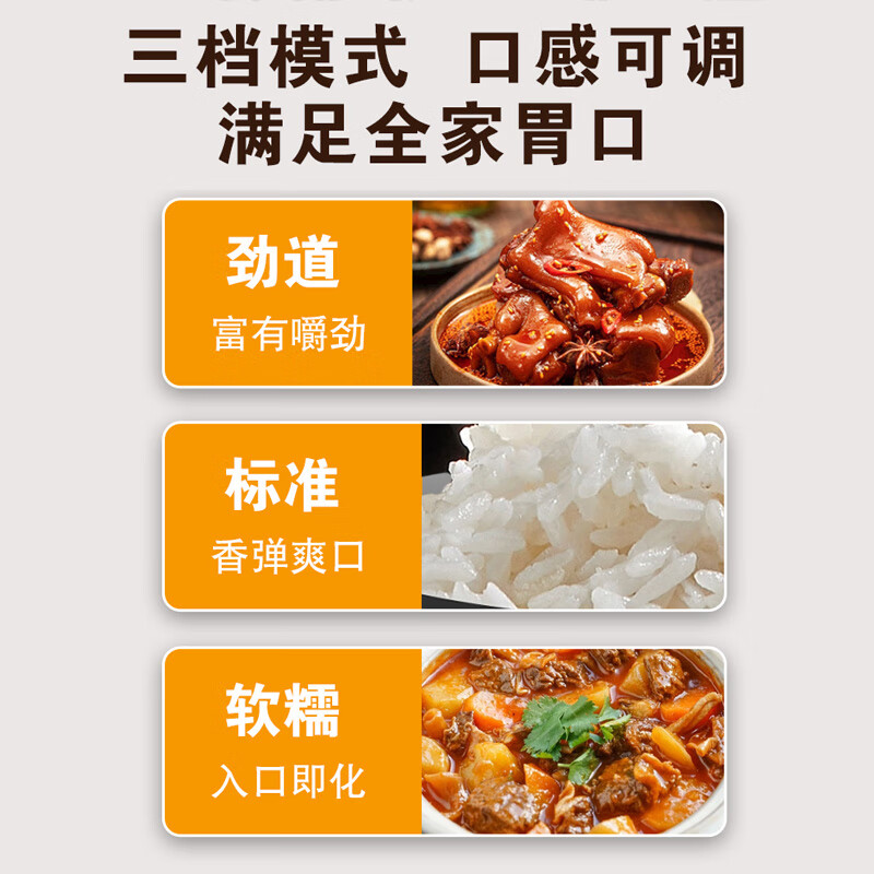 荣事达电压力锅0涂层纯钛内胆 智能高压电饭煲 电高压锅 电饭锅电炖锅自动控压 5L 【抗菌保鲜钛釜】高压10大菜单 (5-6人)