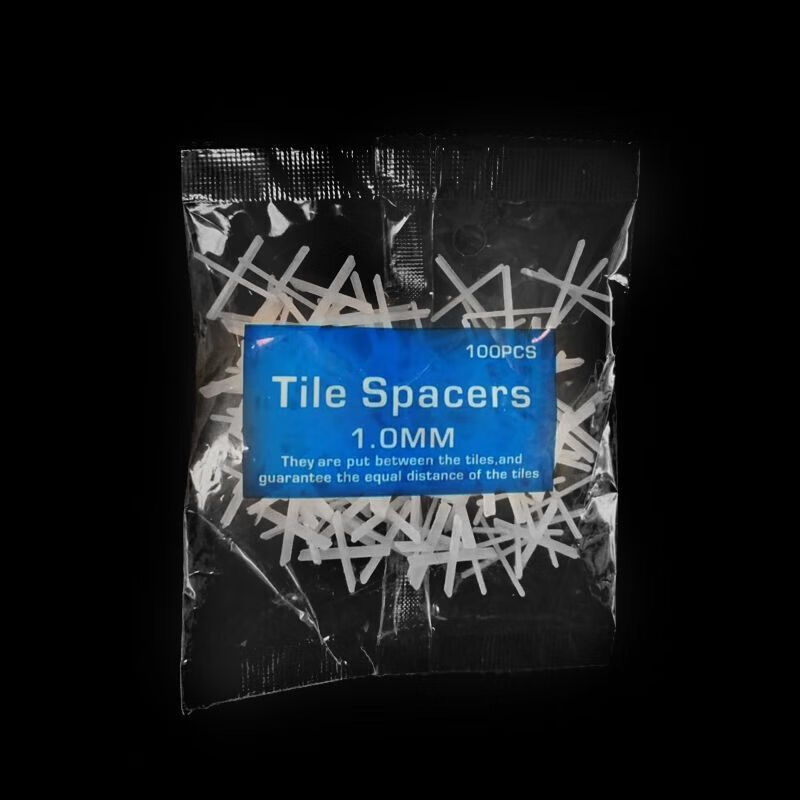 瓷砖十字架2.0mm卡子定位留缝缝卡8毫米十字胶粒外墙一公分卡子 1.