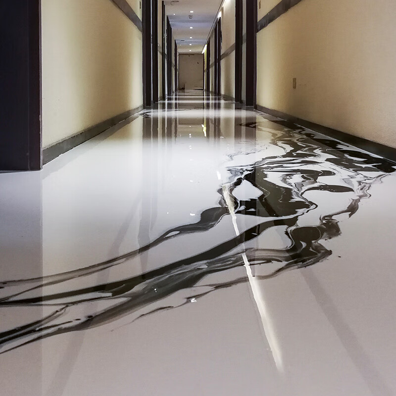 洛夫特水墨环氧地坪漆水泥地面漆耐磨自流平水泥家用改造室内树脂地板