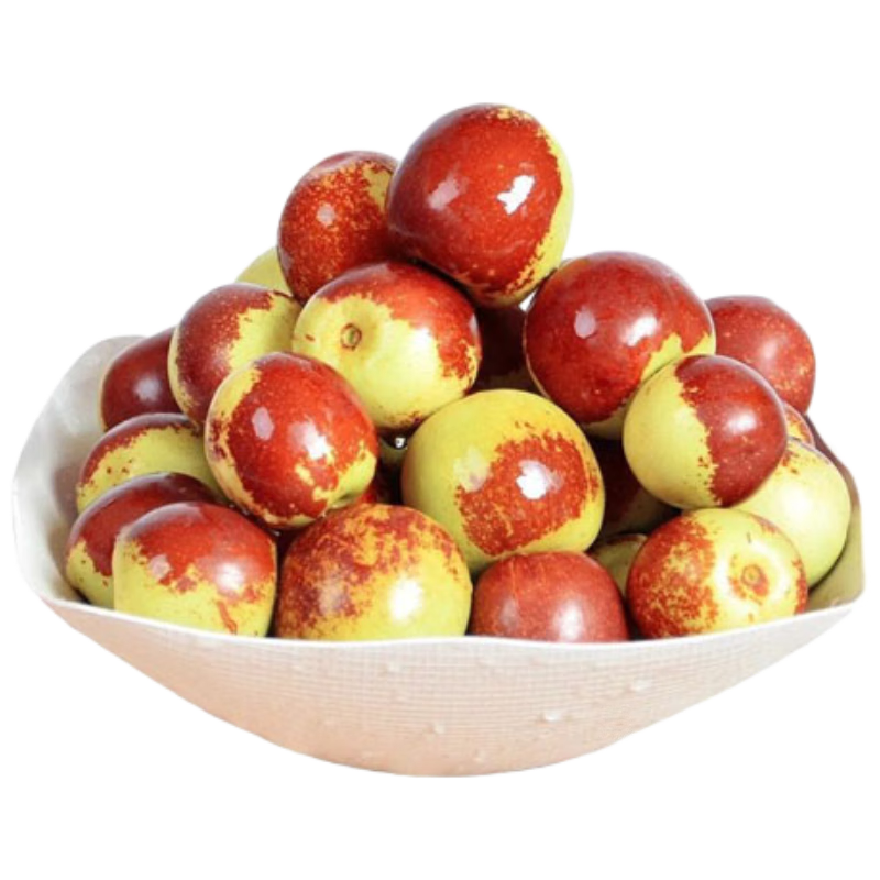 冰糖冬枣酥脆甘甜新鲜水果青枣红枣大枣山西京东快递包邮 带箱4斤装（单果8克+）