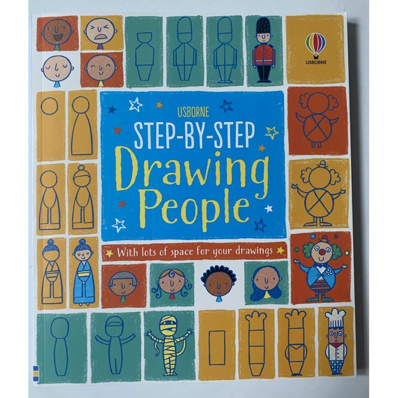 英文简笔画 一步步教画人物 step-by-step drawing people