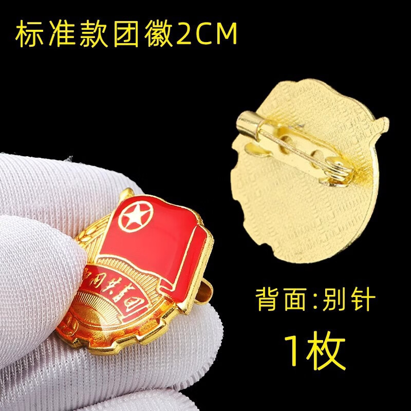 学校学生团徽铁质滴塑团员徽章新版共青团强磁胸徽团徽