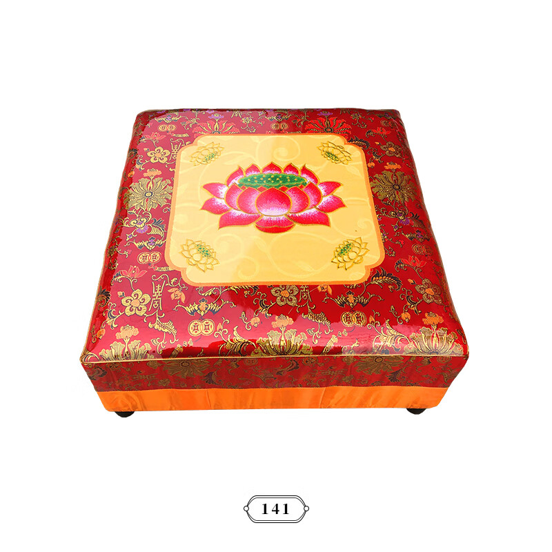 登喜仕莲花垫高佛垫拜垫拜fo垫高弹舒适禅坐垫加厚磕头跪垫家用礼佛