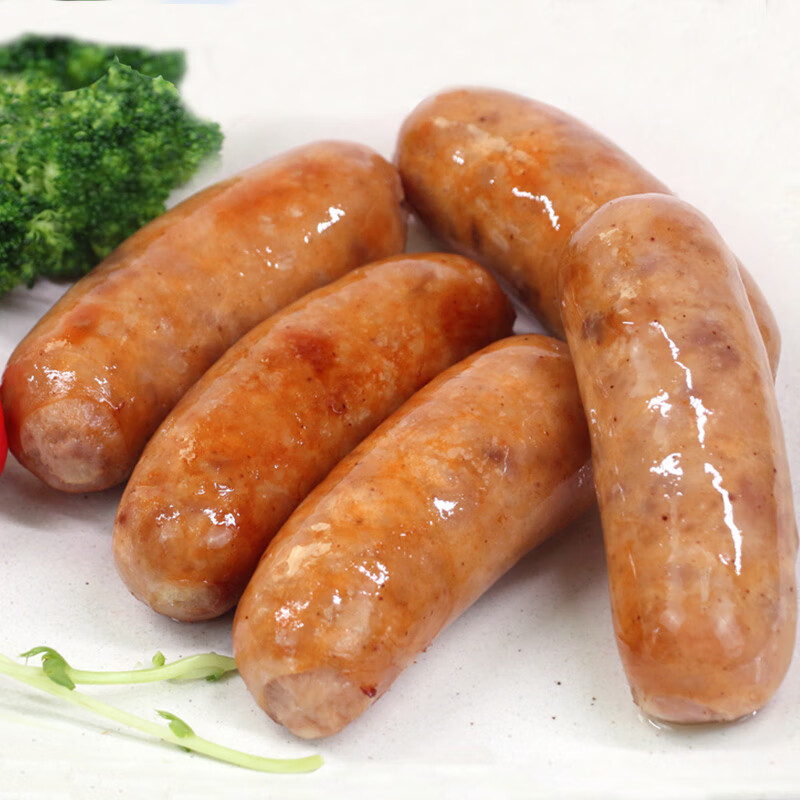 雄丰原味火山石烤肠（3斤/袋）热狗香肠猪肉台式早餐食品肠烧烤批发