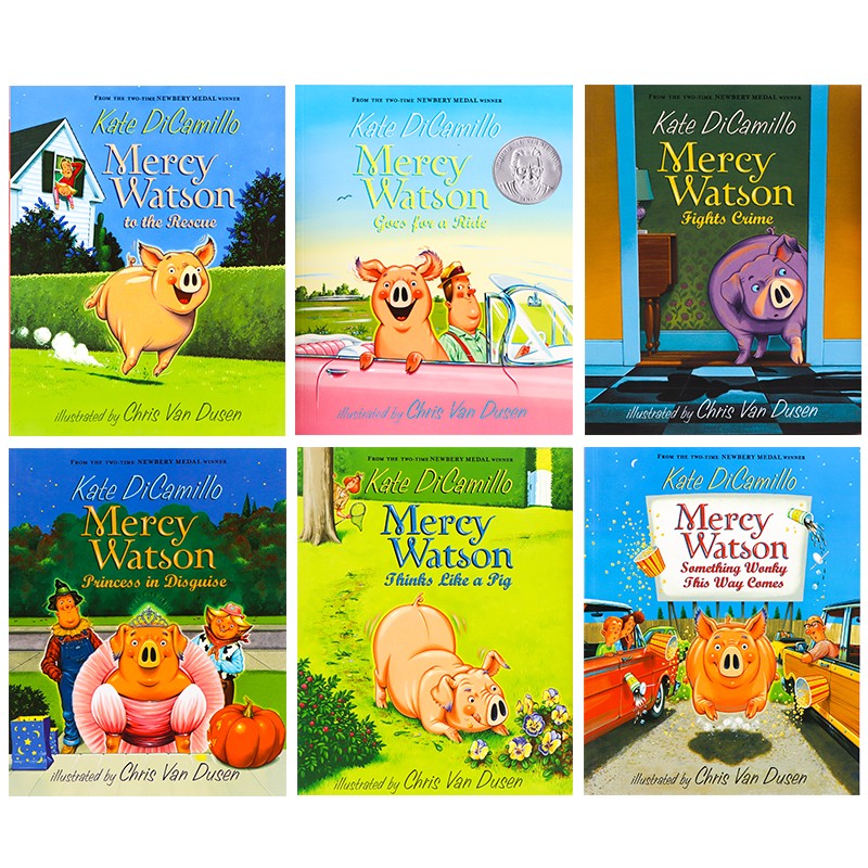 С��÷�������飨6�ᣩAdventures of Porcine Wonder Kate DiCamillo  ȫ�ʲ�ͼ�汾���¶��� �½�������3-6�� ����ԭ�� Ӣ���� 93Ԫ