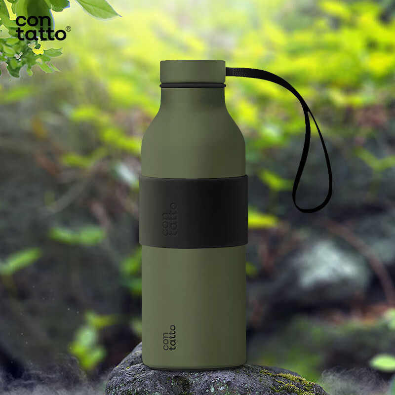 吉姆蓝杰contatto吉姆蓝杰车载运动不锈钢保温杯男士户外杯子男生颜值水杯 探险家500ml可定制