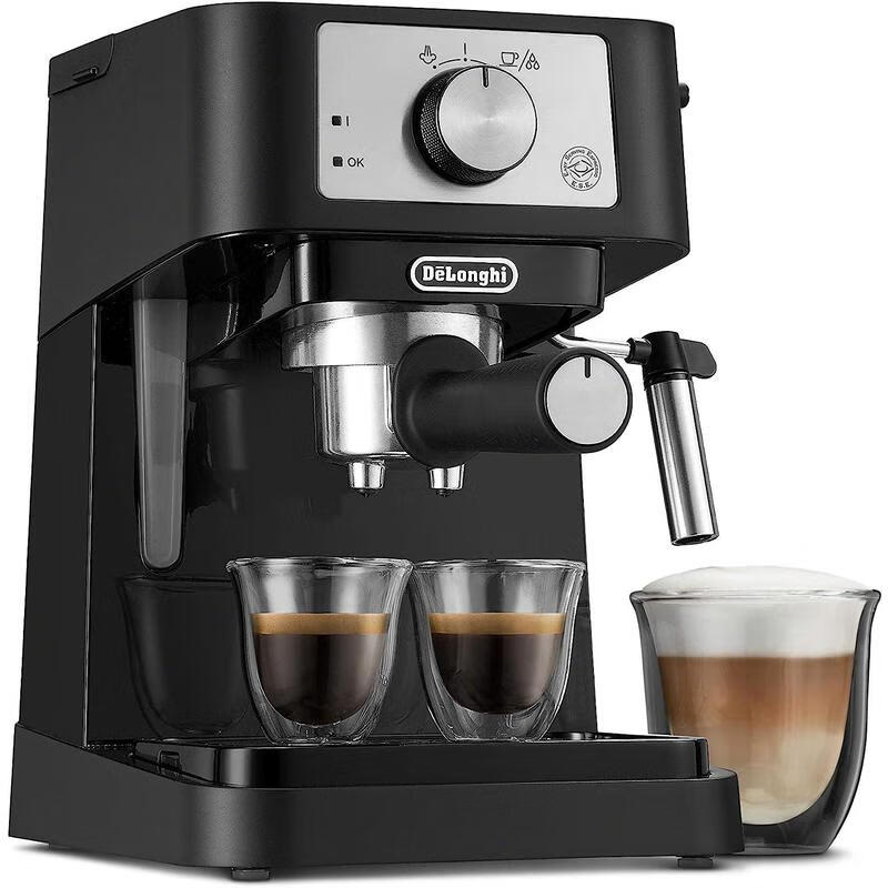 德龙(delonghi)咖啡机 stilosa 15 bar牛奶起泡器蒸汽棒手动浓缩咖啡