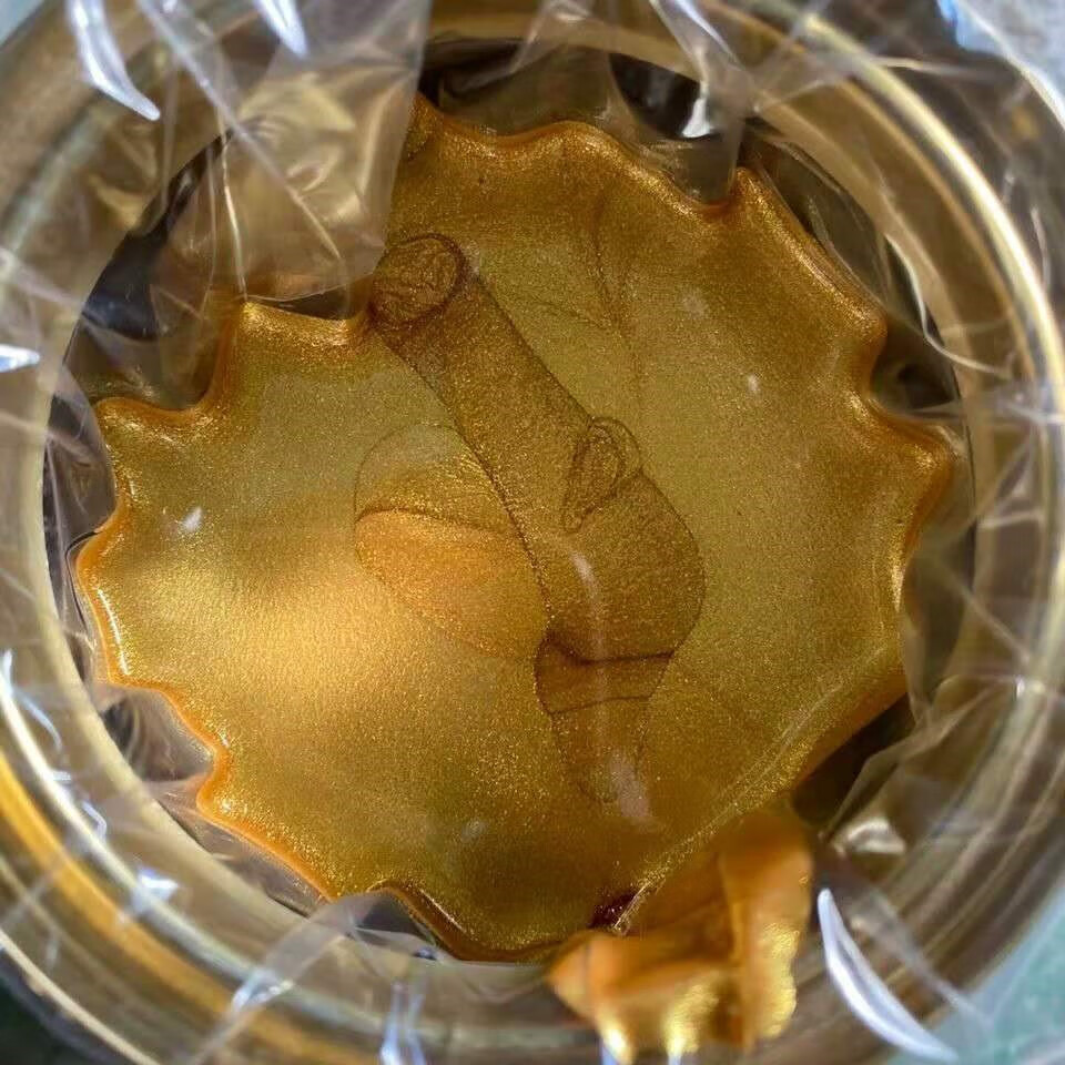 闪光金箔漆水油性黄金漆描字罗马柱石膏线广告石碑金色金属漆 水性0.