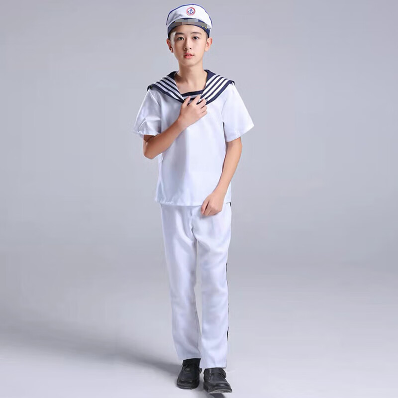 如意虎六一儿童兵娃娃小海军演出服水手服男女校园运动会水兵表演