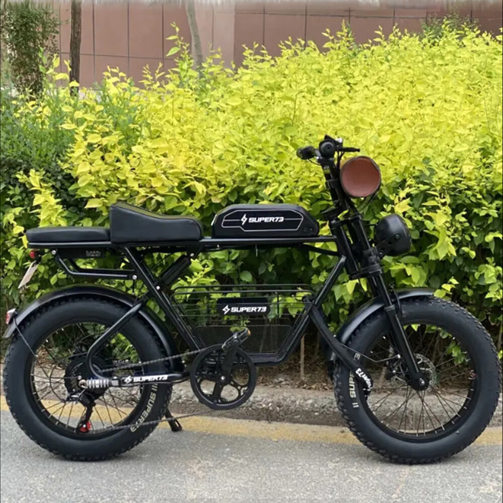 凤凰super73rxy1s1电动自行车宽轮胎电动车山地越野助力车复古电瓶车