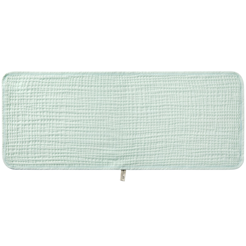 全棉时代毛巾四层褶皱纱布毛巾家用纯棉吸水柔软速干-棉绒绒绿34×76cm