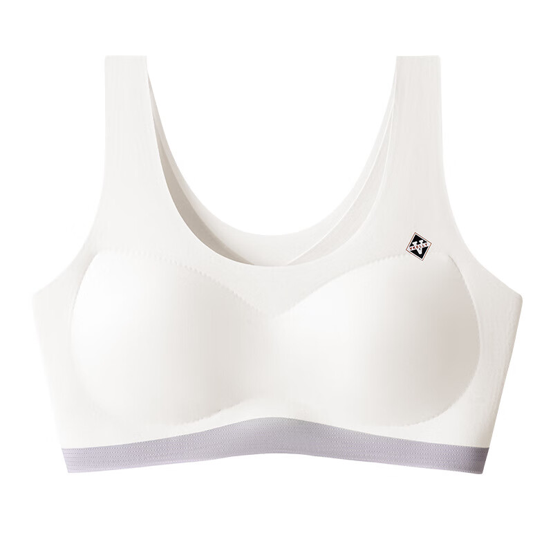 冰丝无痕少女发育期内衣无钢圈防凸点舒适可拆卸棉垫学生打底背心