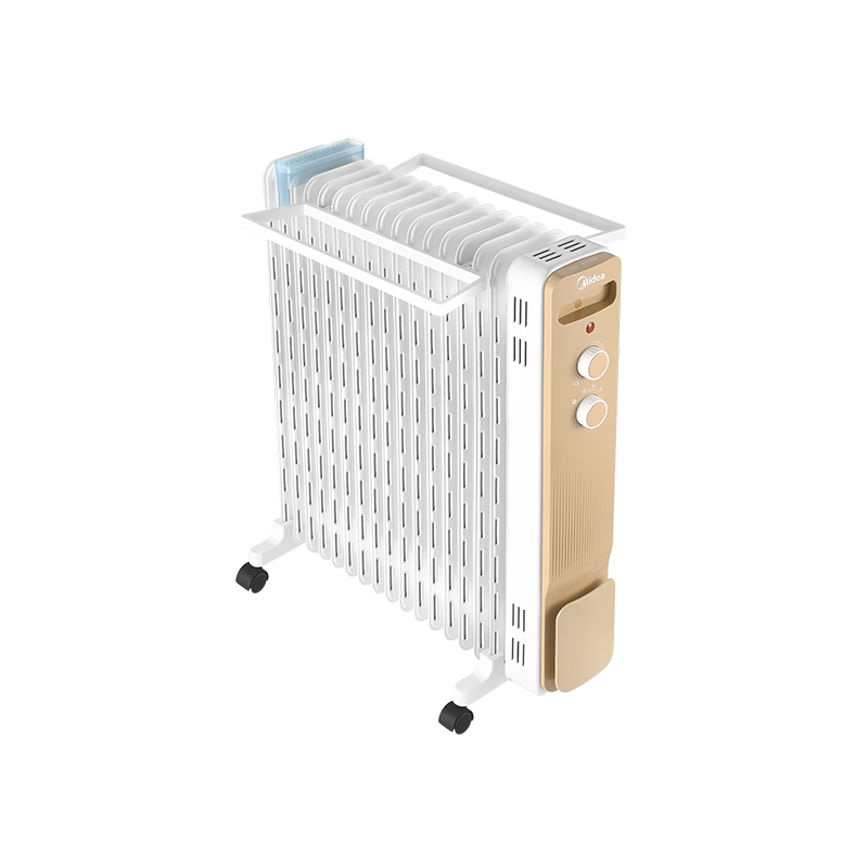 美的（Midea）【强劲热力】电热油汀/取暖器家用/加热电暖器/17片电暖气片/立式加热器大面积加湿恒温 HYW30GW