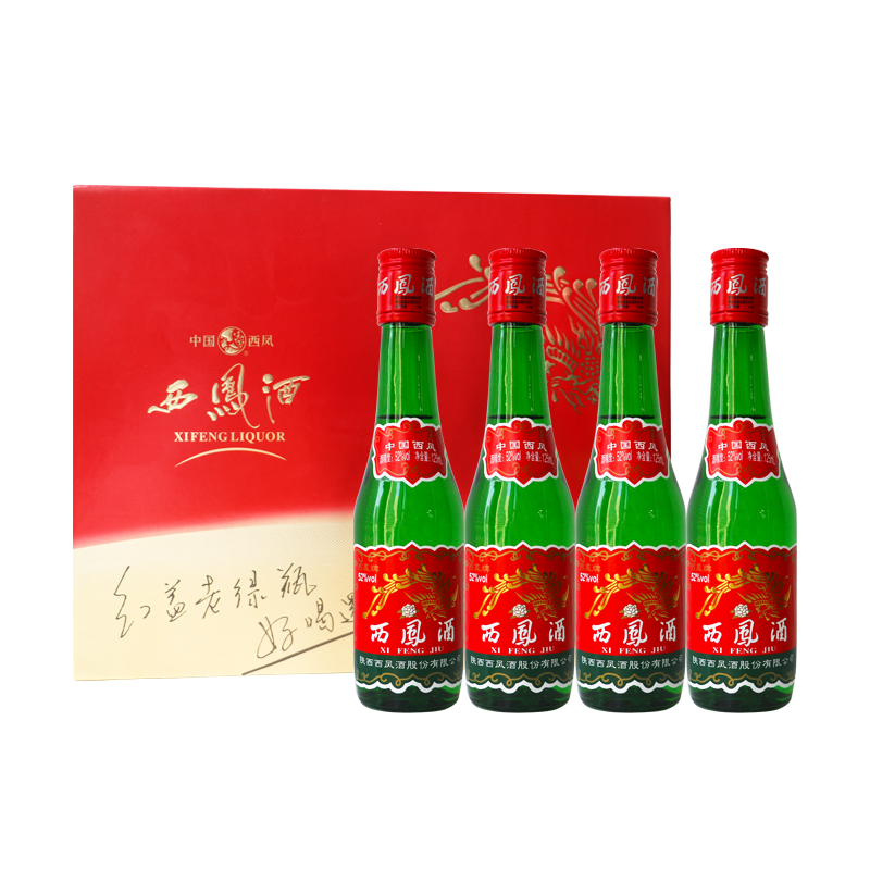 ����ơ��Ƴ�ֱӪ ��Ʒ���ϡ������ƿ �����Ͱ׾� �ղ����� �������� 52�� 125mL 4ƿ ���װ 208Ԫ