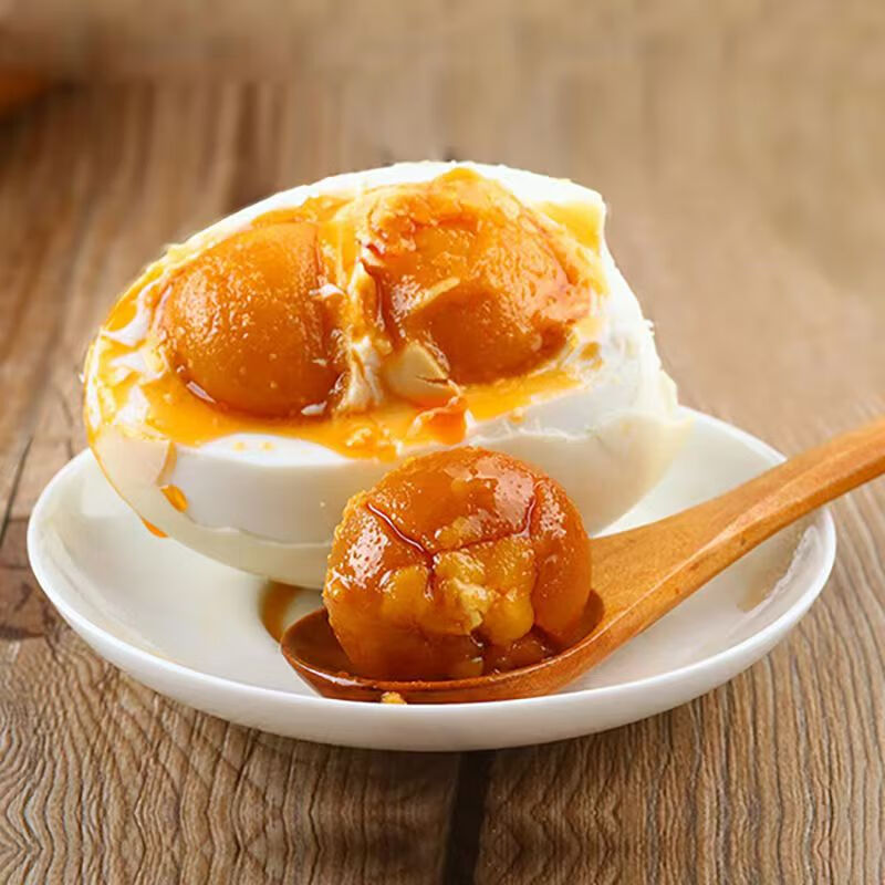 【新品上市】沂蒙山土特产双黄咸鹅蛋土鹅蛋农家双黄蛋开袋即食 红泥腌制双黄咸土鹅蛋20枚装【熟制】单枚100克左右