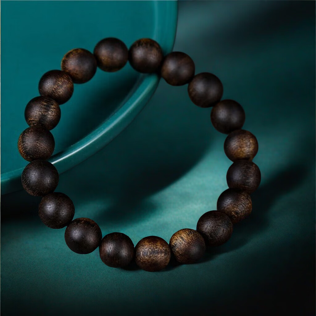 耕鸿越南芽庄白奇楠沉香手串沉水级10mm文玩佛珠手链女款熟结棋楠老料 芽庄白奇楠10mm