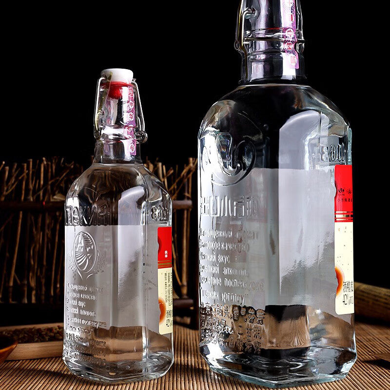 永丰牌北京二锅头小方瓶白酒整箱批发清香型自饮纯粮食口粮酒出口小方瓶 42度 500mL 6瓶 三混小方瓶