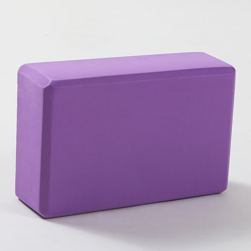 梒晶女高密度儿童舞蹈辅助压腿练功瑜珈泡沫砖 紫