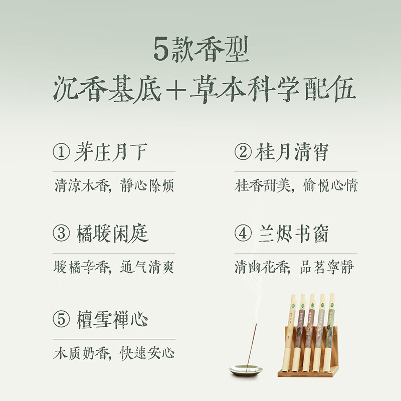后辰芽庄沉香线香持久卧室伴睡眠家用中式老山檀艾熏香草天然线香 十盒自选装【联系客服备注】