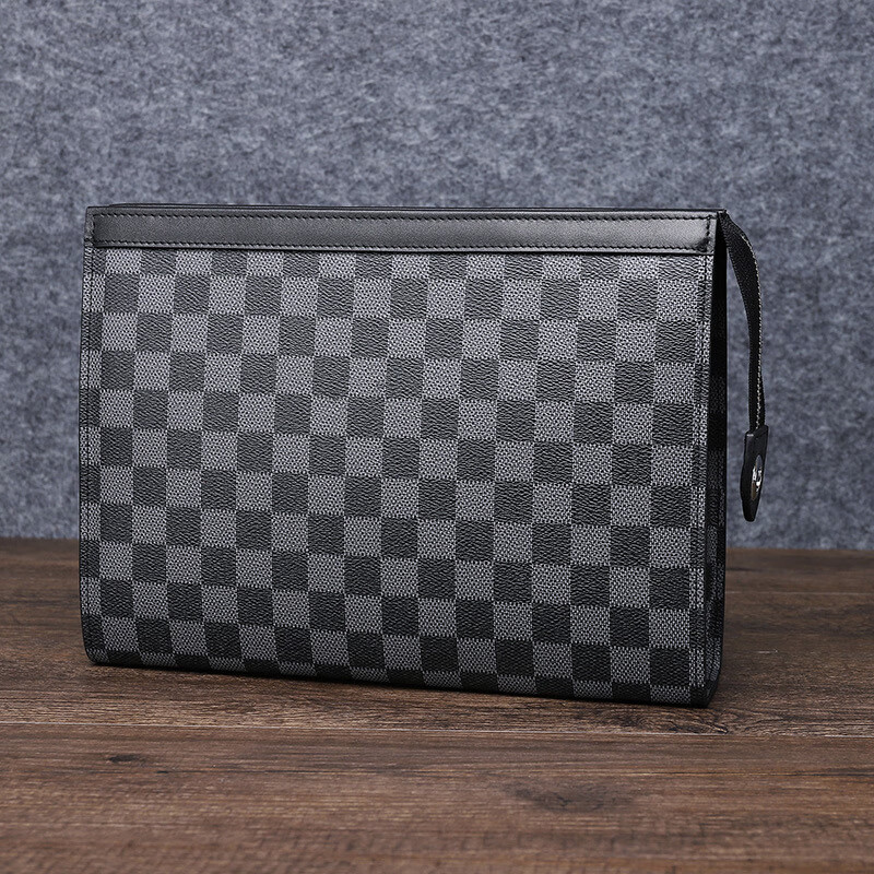 酷奇男包手包男品牌男士手包商务手拿包男大容量复古信封包经典款