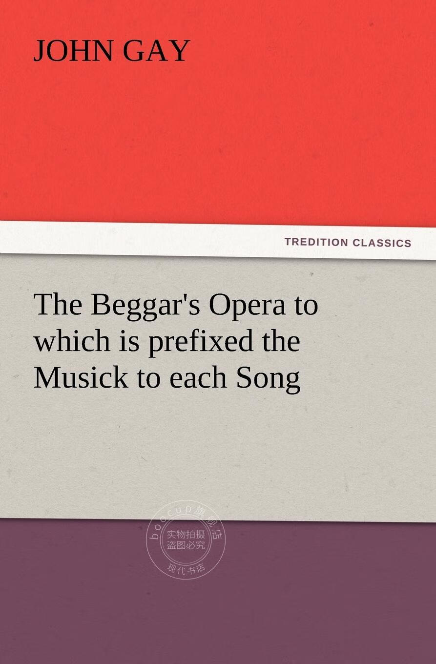 【2周达】【预售 按需印刷】the beggar s opera to which is