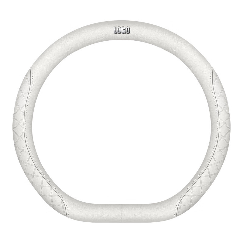 专颖2025款方程豹钛3真皮方向盘套专用豹58防滑 方程豹钛3-D型(星云灰)-皮款