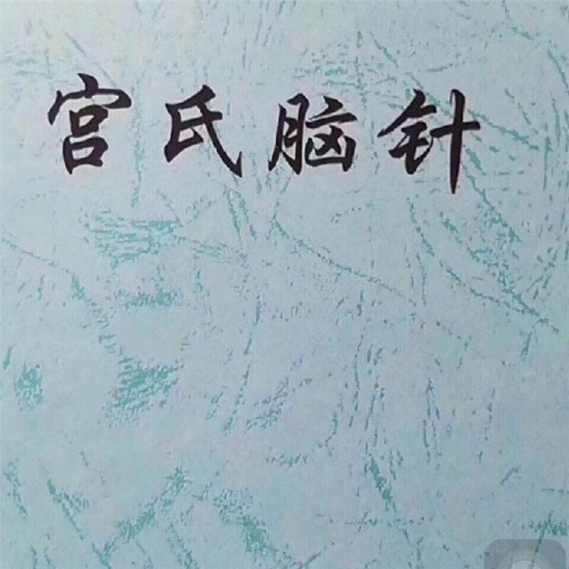 中医书籍自学针灸 宫氏脑针 图文并茂彩色 印刷内容详实 标准