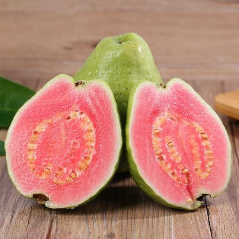 大洋坪广东胭脂红心芭乐红心番石榴软糯新鲜水果红心芭乐 1斤装【送