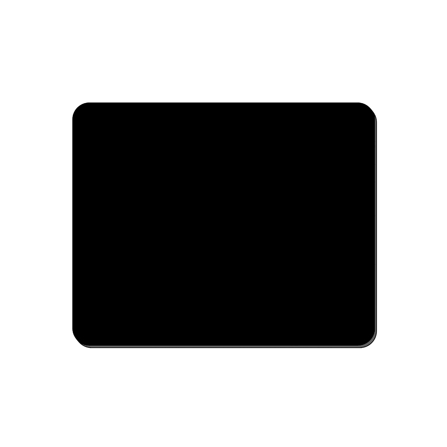 【京东物流】加厚耐磨鼠标垫布面橡胶防滑办公游戏电竞笔记本电脑办公桌垫子游戏垫 180*220*2mm 无锁边 黑色