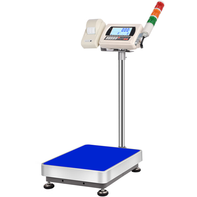 秤带打印标签100/300kg工业台秤不干胶热敏纸标签条码称 30kg/1g带