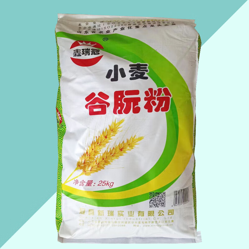 谷朊粉烤面筋專用面包烘焙釣魚拉絲粉食品級家用面筋粉谷元粉 25kg