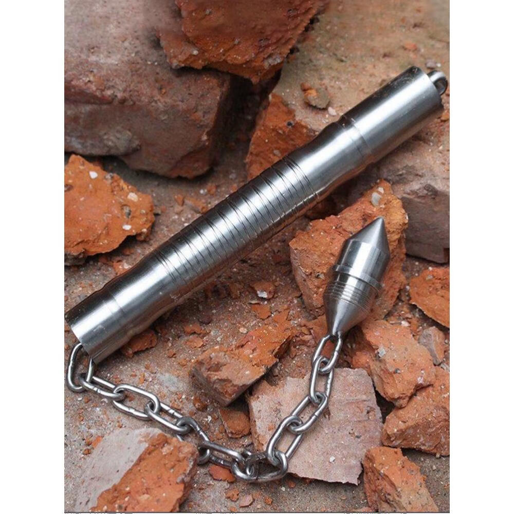 美式防身棍男自卫三节防身武器用品女子防卫器材保安棍子甩鞭伸缩